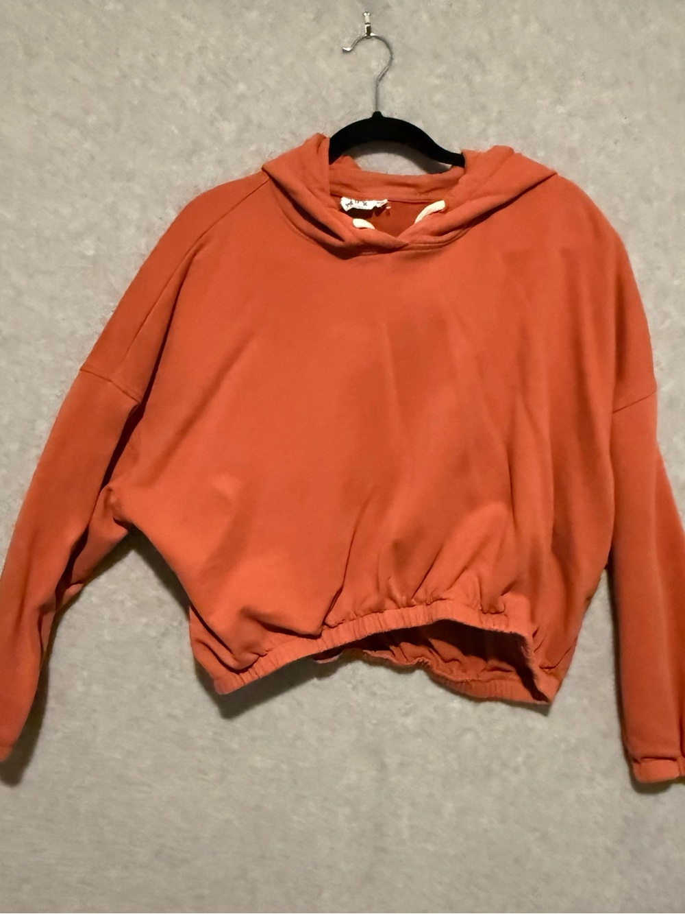 Cropped Burnt Orange Hoodie & Jogger Set